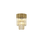 NL89999 Vienna 3 Light Wall Light Brass Cognac