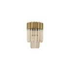 NL89999 Vienna 3 Light Wall Light Brass Cognac