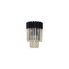 NL90039 Vienna  3 Light Wall Light Matt Black Cognac
