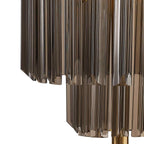 NL90049 Vienna 3 Light Table Lamp Brass Smoked