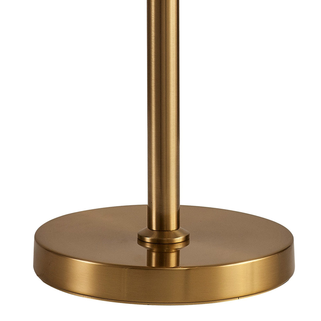 NL90049 Vienna 3 Light Table Lamp Brass Smoked