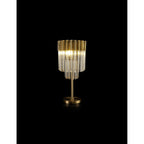 NL90059 Vienna 3 Light Table Lamp Brass Cognac