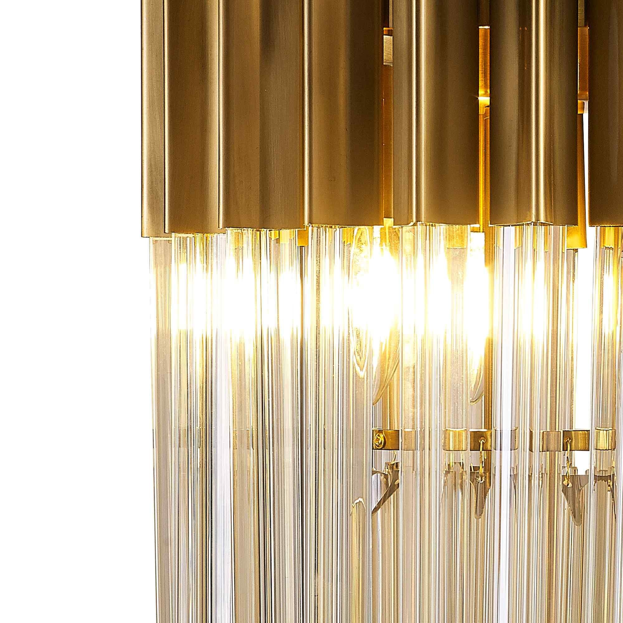 NL90059 Vienna 3 Light Table Lamp Brass Cognac