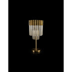 NL90059 Vienna 3 Light Table Lamp Brass Cognac