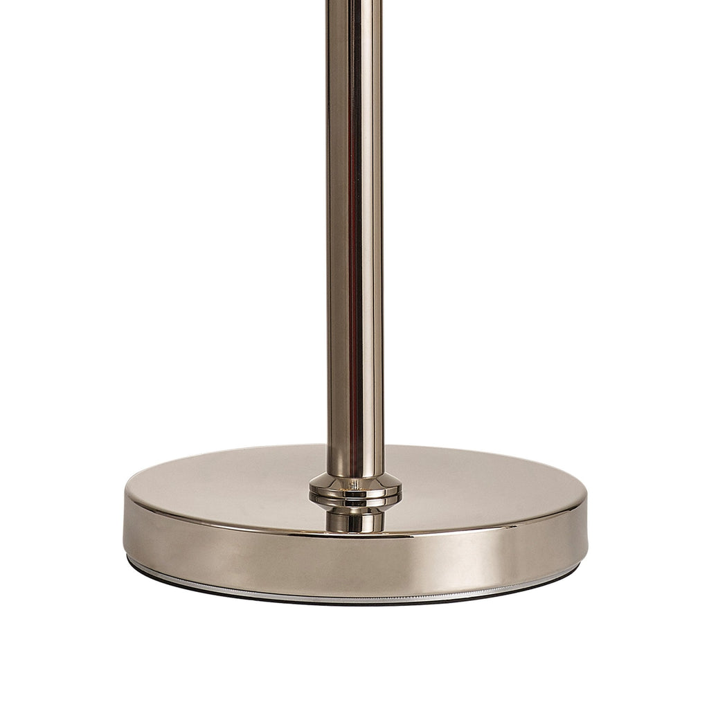 NL90069 Vienna  3 Light Table Lamp Polished Nickel Cognac