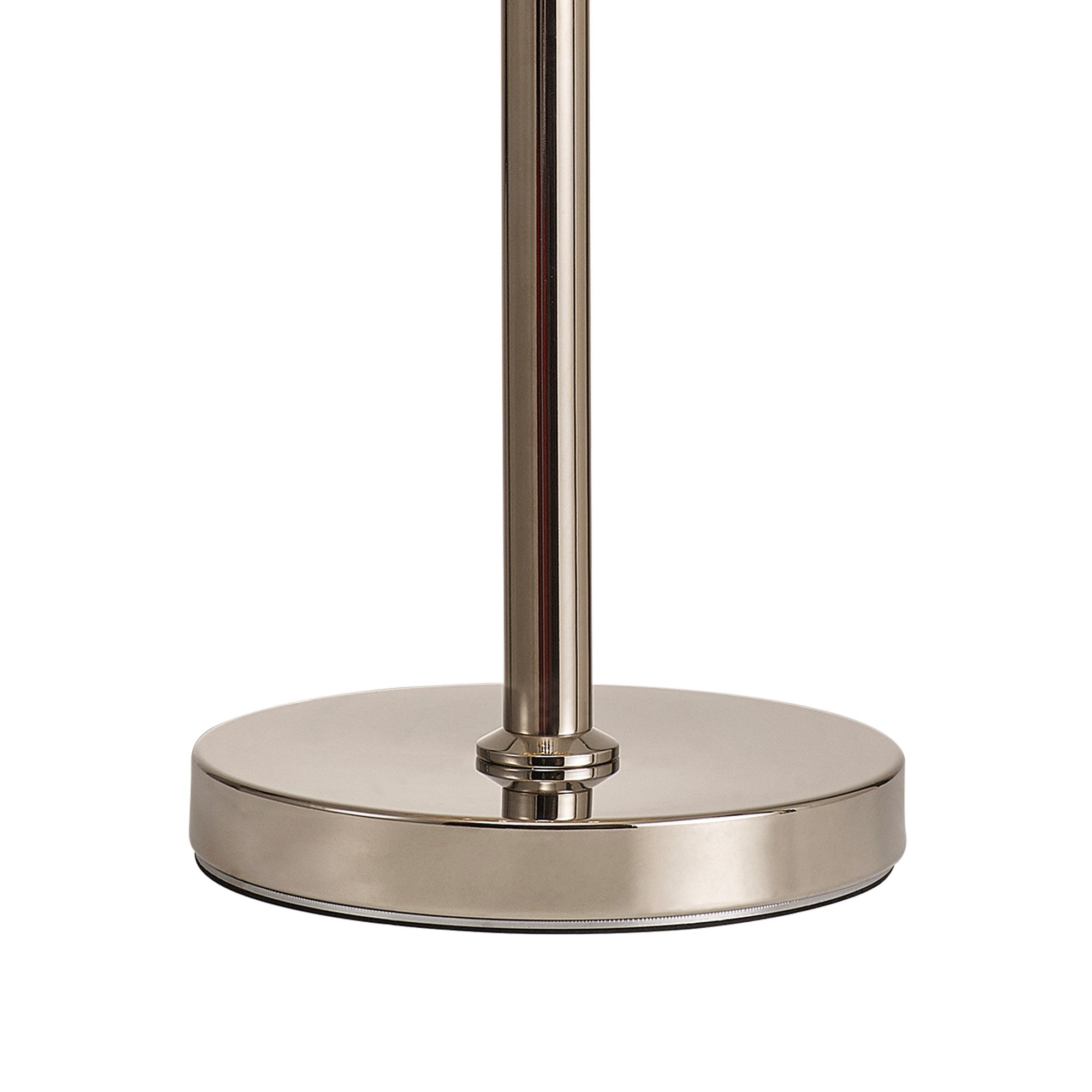 NL90069 Vienna  3 Light Table Lamp Polished Nickel Cognac