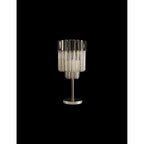 NL90069 Vienna  3 Light Table Lamp Polished Nickel Cognac