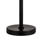 NL90079 Vienna 3 Light Table Lamp Matt Black Clear