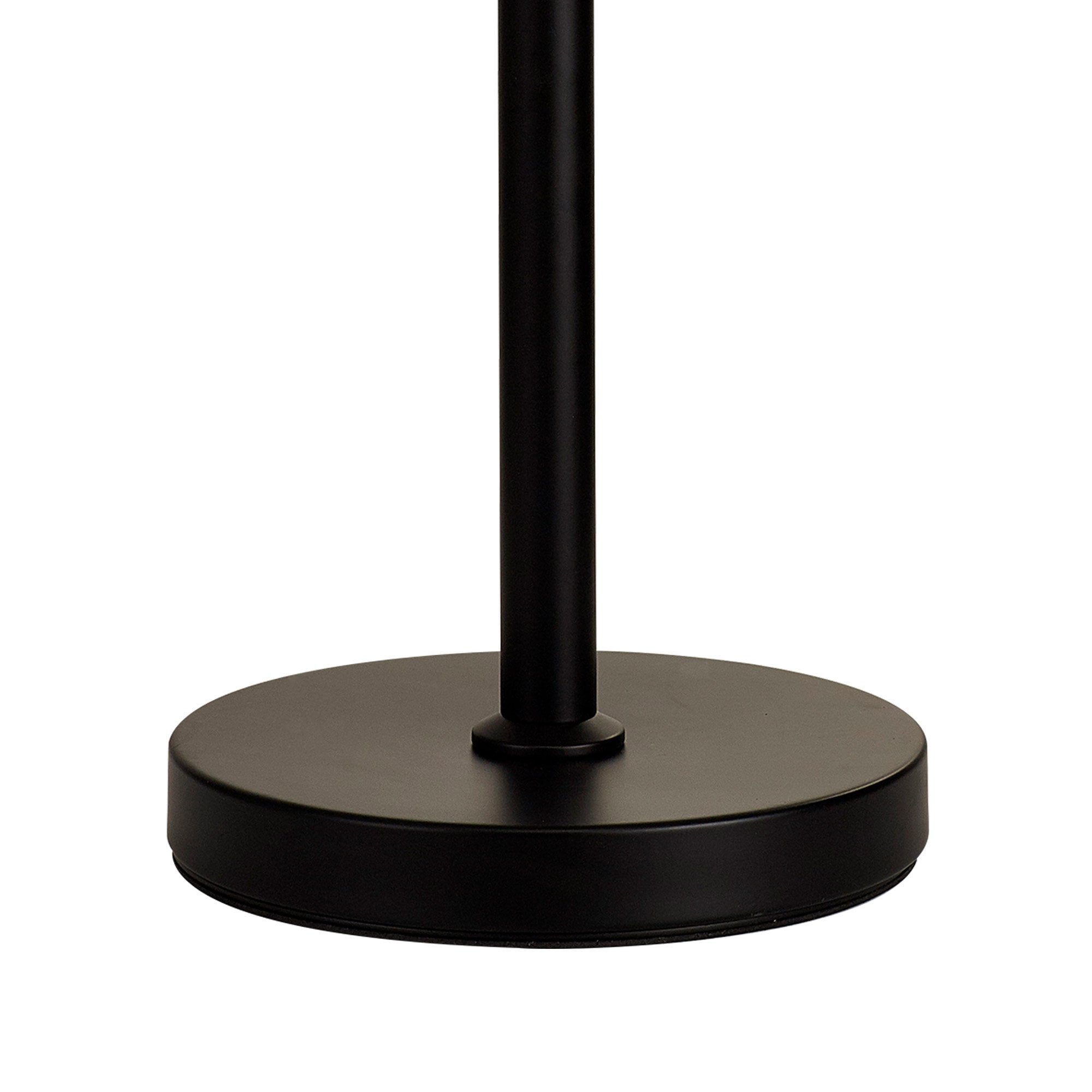 NL90099 Vienna 3 Light Table Lamp Matt Black Cognac