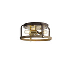 NL85759 Laiosa 3 Light Ceiling Light Antique Bronze Brown Oxide