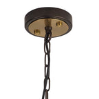 NL85769 Laiosa 4 Light Round Pendant Antique Bronze Brown Oxide