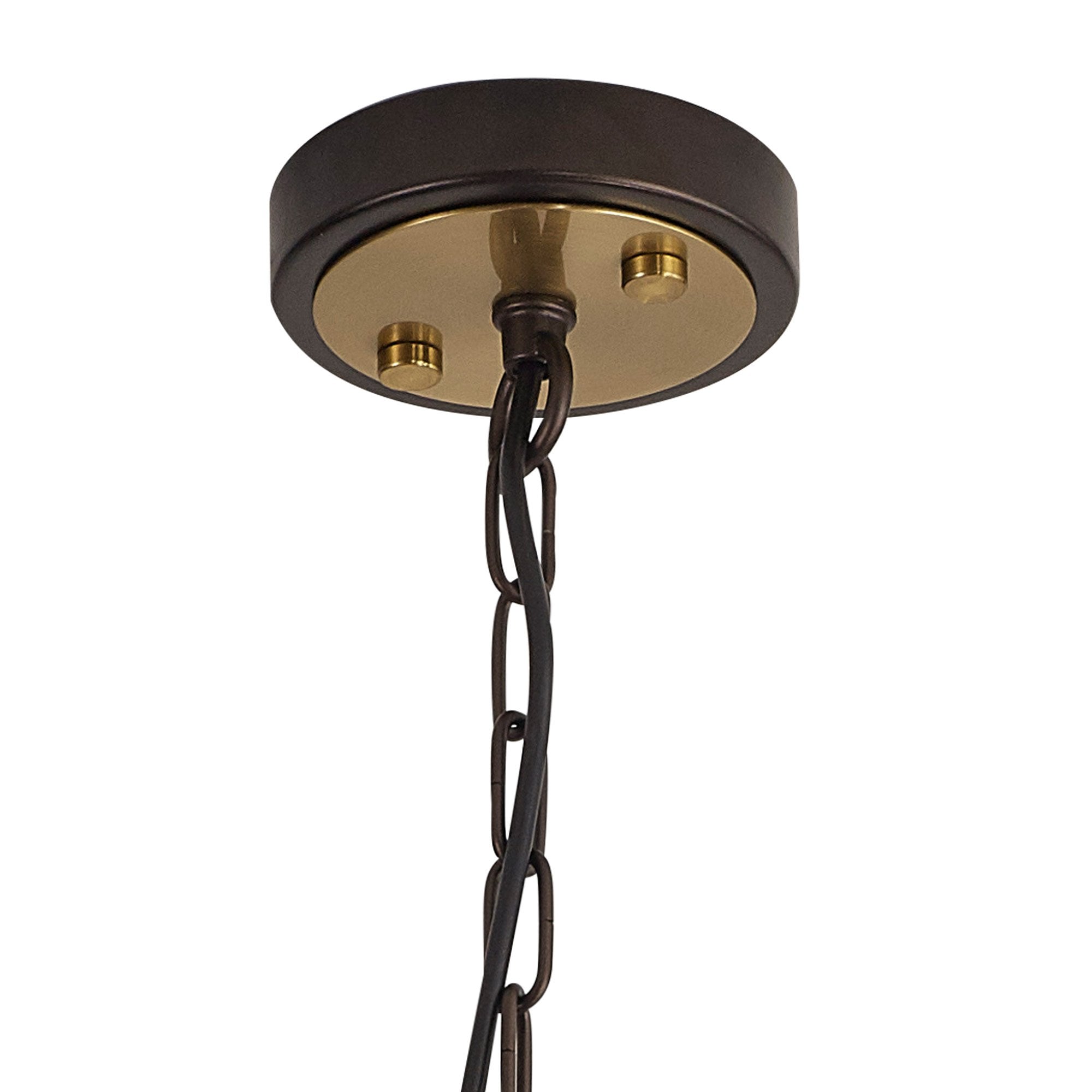NL85769 Laiosa 4 Light Round Pendant Antique Bronze Brown Oxide