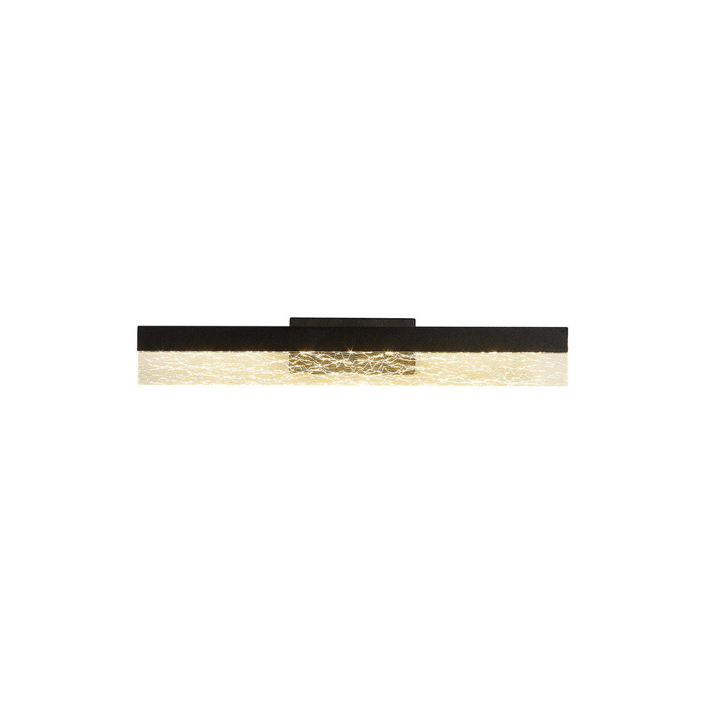 NL9969BL9 Lanaro 1 LED Bathroom Wall Light Sand Black