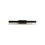 NL9969BL9 Lanaro 1 LED Bathroom Wall Light Sand Black