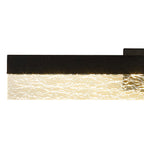 NL9969BL9 Lanaro 1 LED Bathroom Wall Light Sand Black