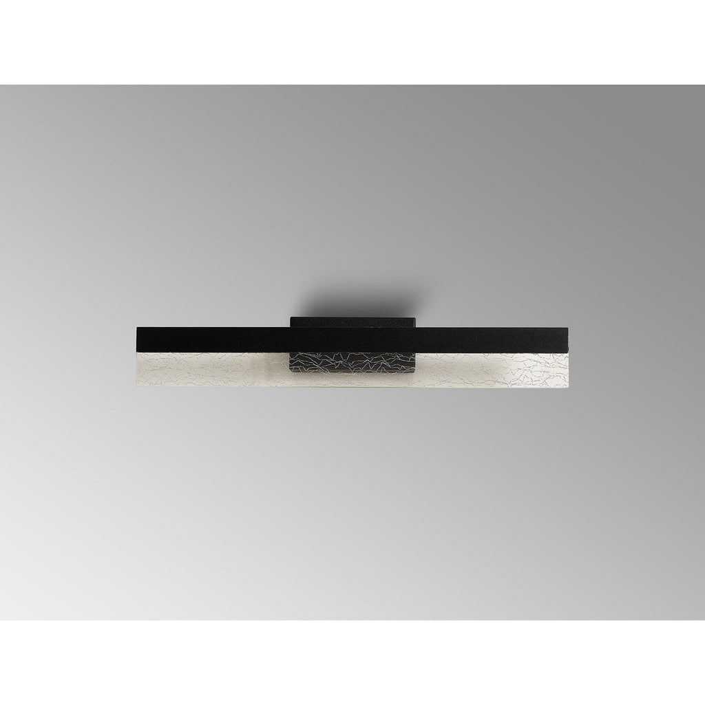 NL9969BL9 Lanaro 1 LED Bathroom Wall Light Sand Black