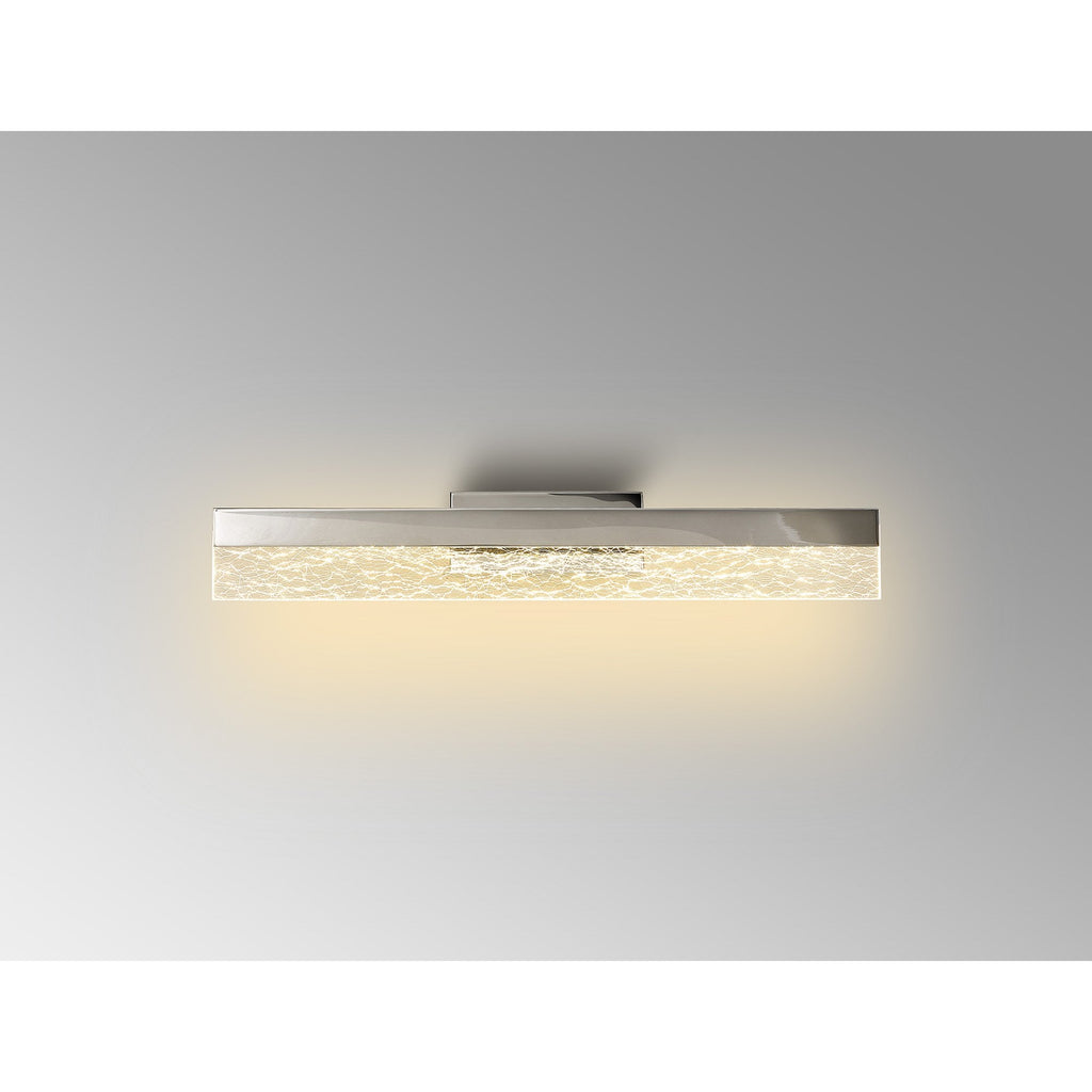 NL9969CH9 Lanaro 1 LED Bathroom Wall Light Polished Chrome