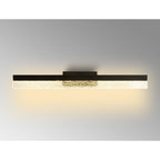 NL9970BL9 Lanaro 1 LED Bathroom Wall Light Sand Black
