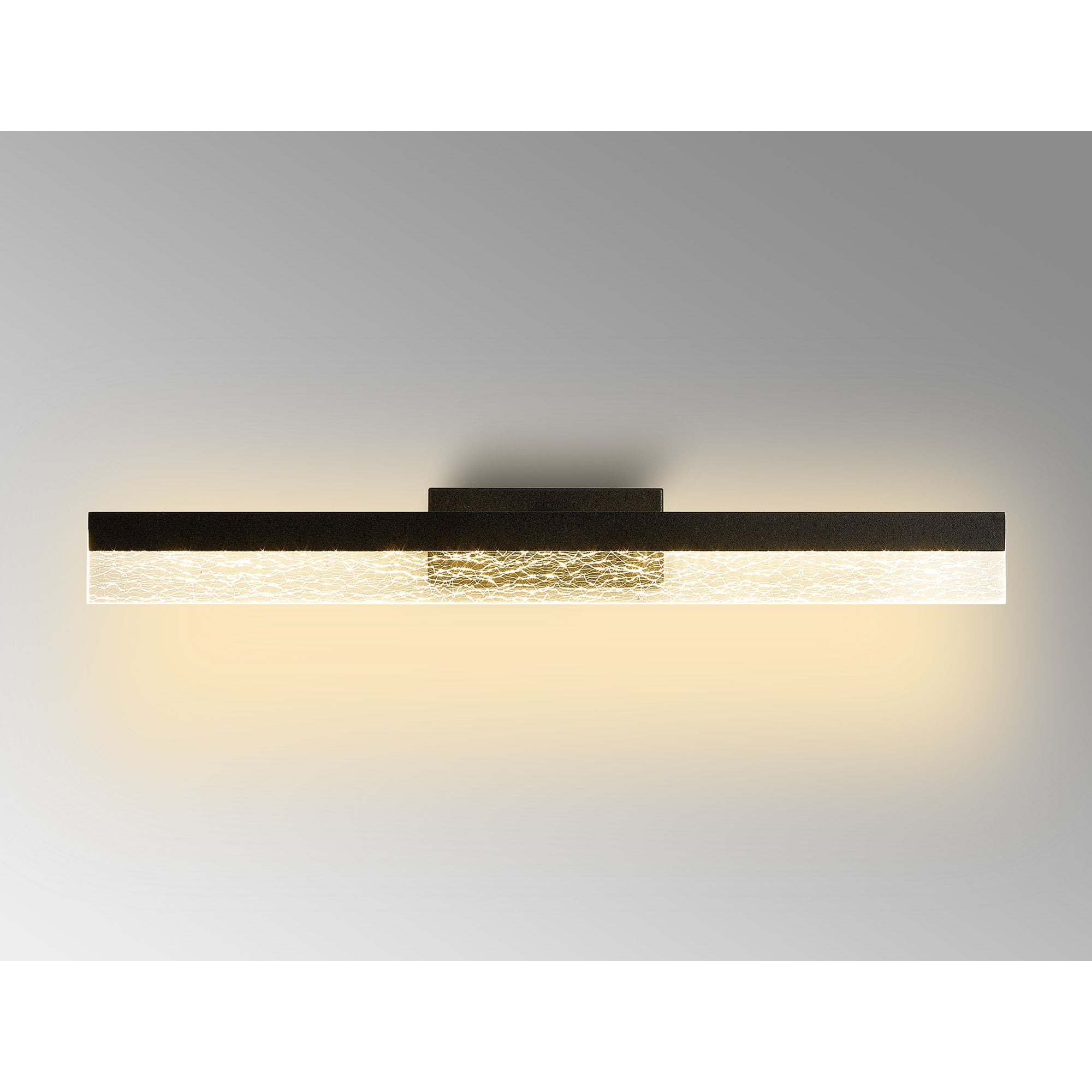 NL9970BL9 Lanaro 1 LED Bathroom Wall Light Sand Black