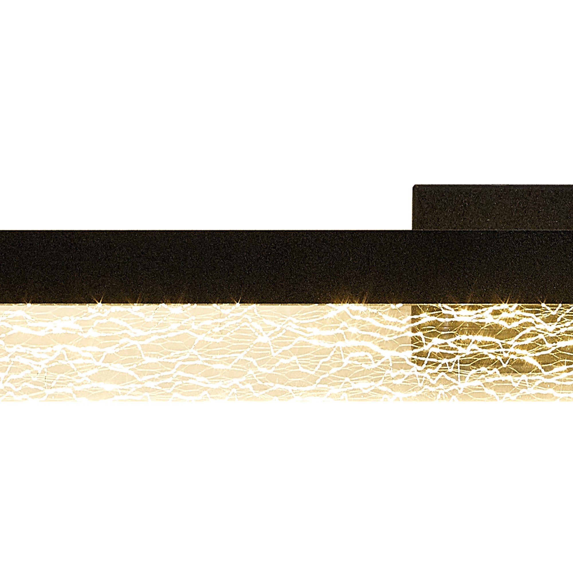 NL9970BL9 Lanaro 1 LED Bathroom Wall Light Sand Black