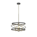 NL78549 Liza 4 Light Pendant Graphite Satin Nickel
