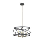NL78549 Liza 4 Light Pendant Graphite Satin Nickel