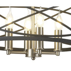 NL78549 Liza 4 Light Pendant Graphite Satin Nickel