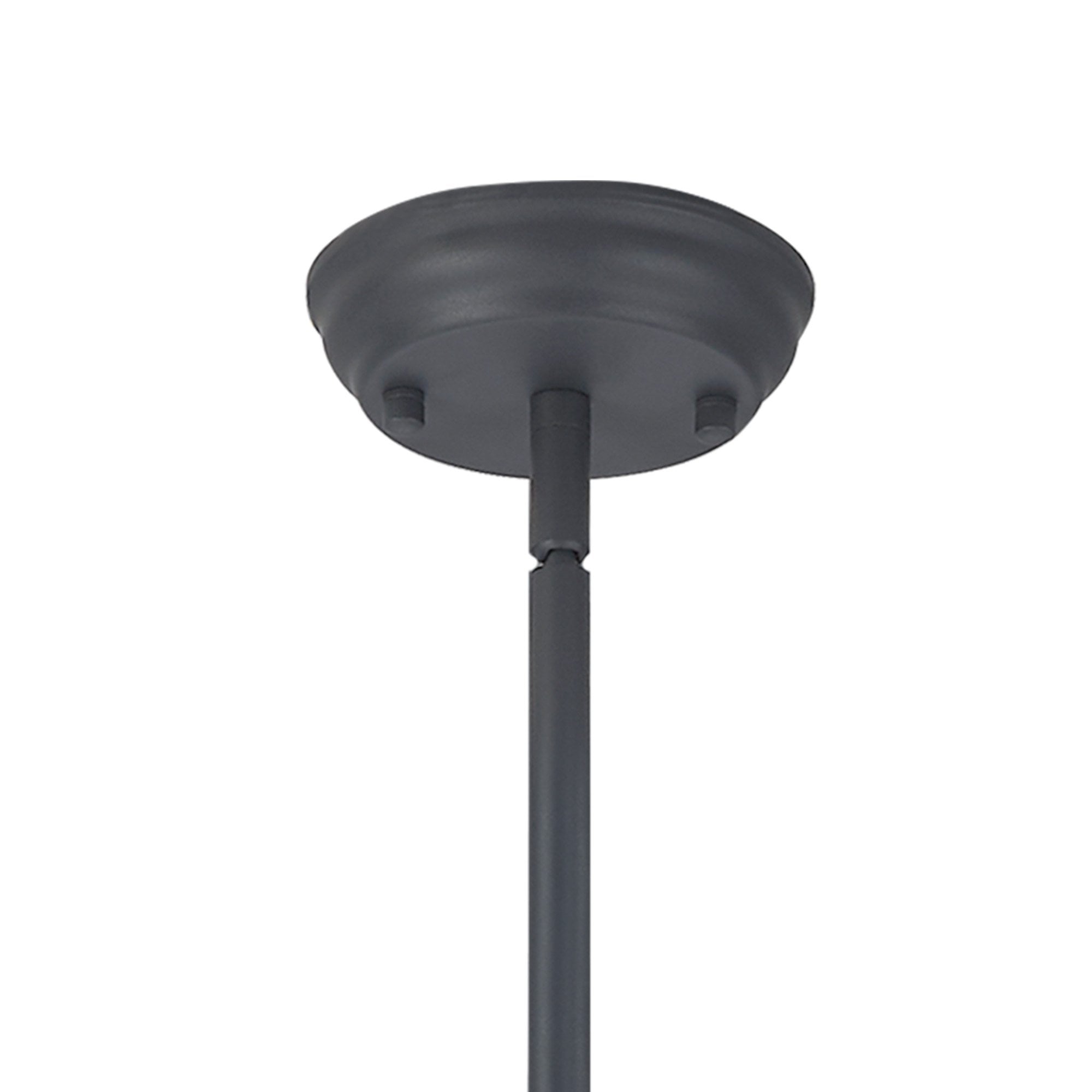NL7262/GR9 Louis 1 Light Pendant Graphite Clear