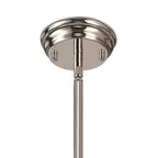 NL7262/PN9 Louis 1 Light Pendant Polished Nickel Clear