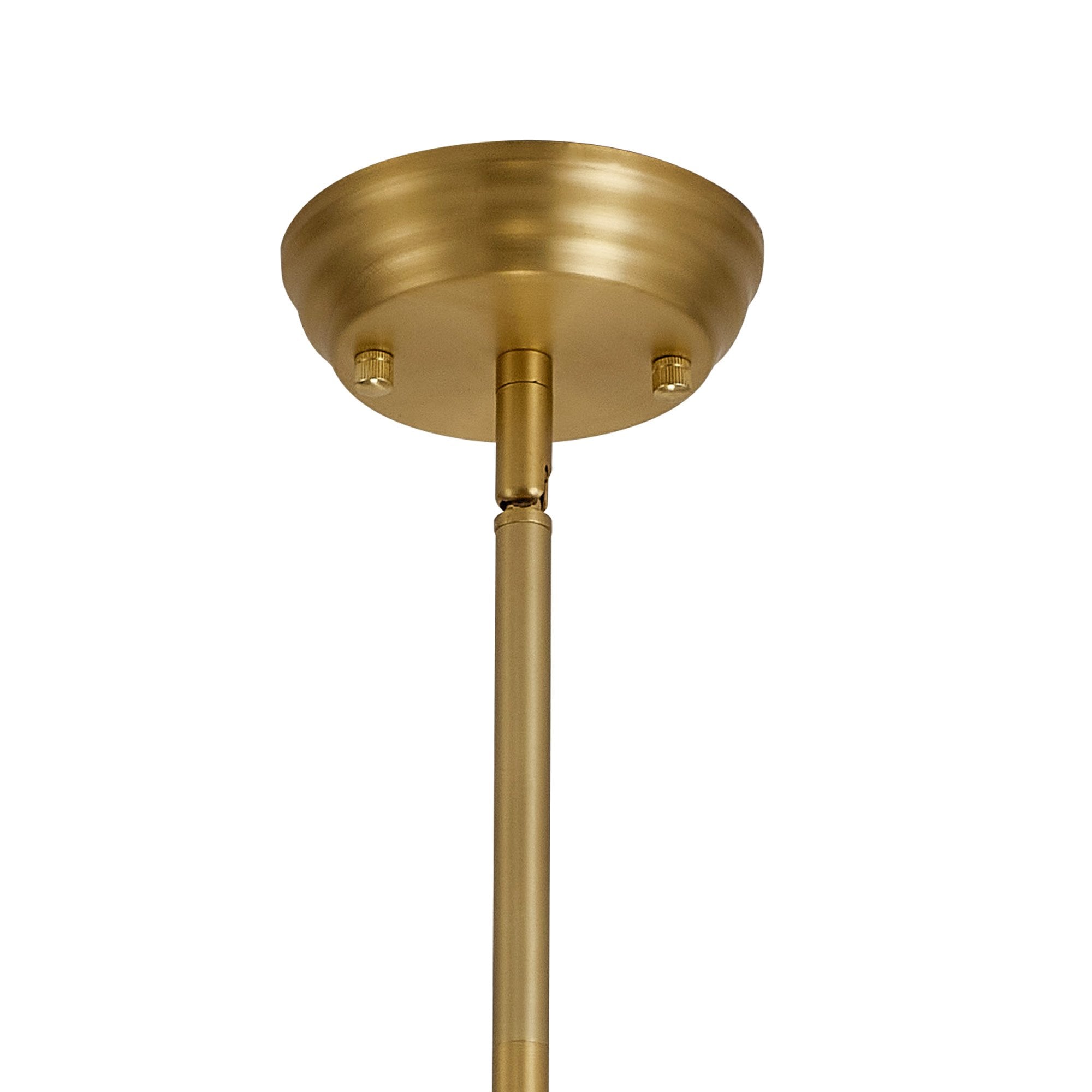 NL7262/SG9 Louis 1 Light Pendant Satin Gold Clear