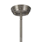 NL7262/SN9 Louis 1 Light Pendant Satin Nickel Clear