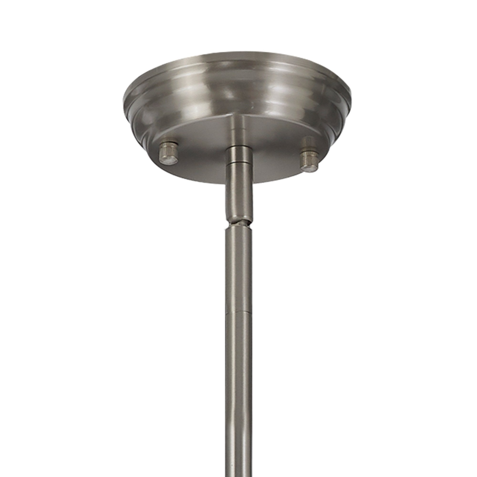 NL7262/SN9 Louis 1 Light Pendant Satin Nickel Clear
