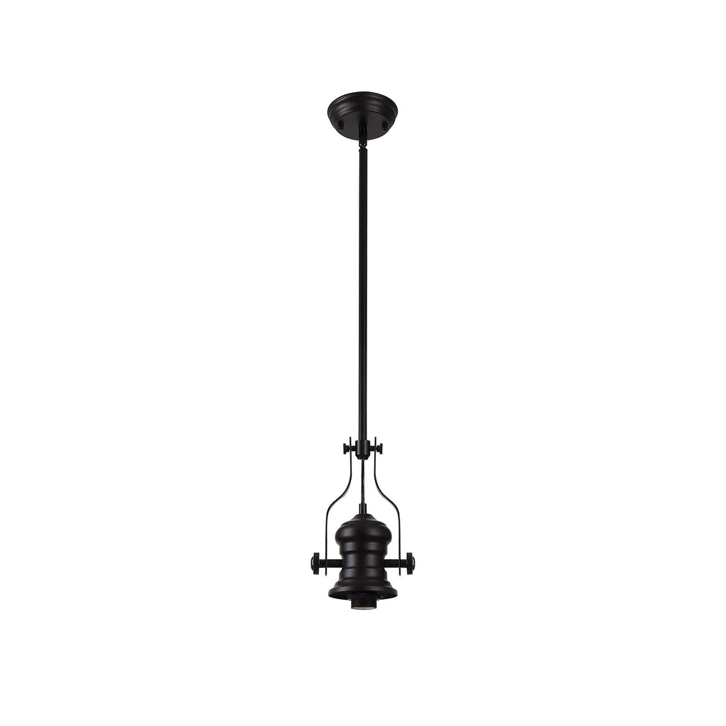 NL83819 Louis 1 Light Pendant Matt Black