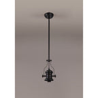 NL83819 Louis 1 Light Pendant Matt Black