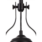NL83819 Louis 1 Light Pendant Matt Black