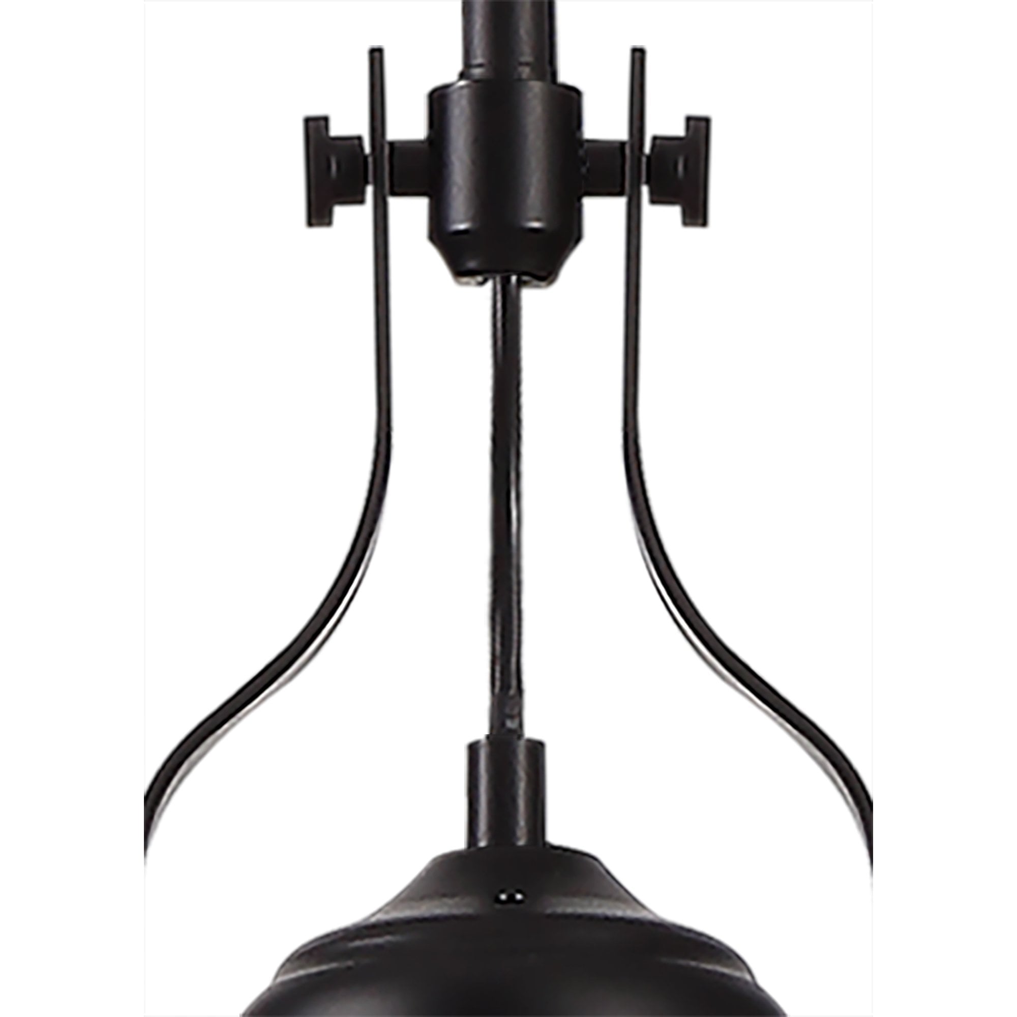 NL83819 Louis 1 Light Pendant Matt Black
