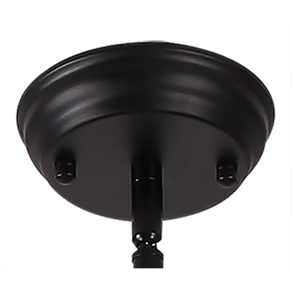 NL83819 Louis 1 Light Pendant Matt Black