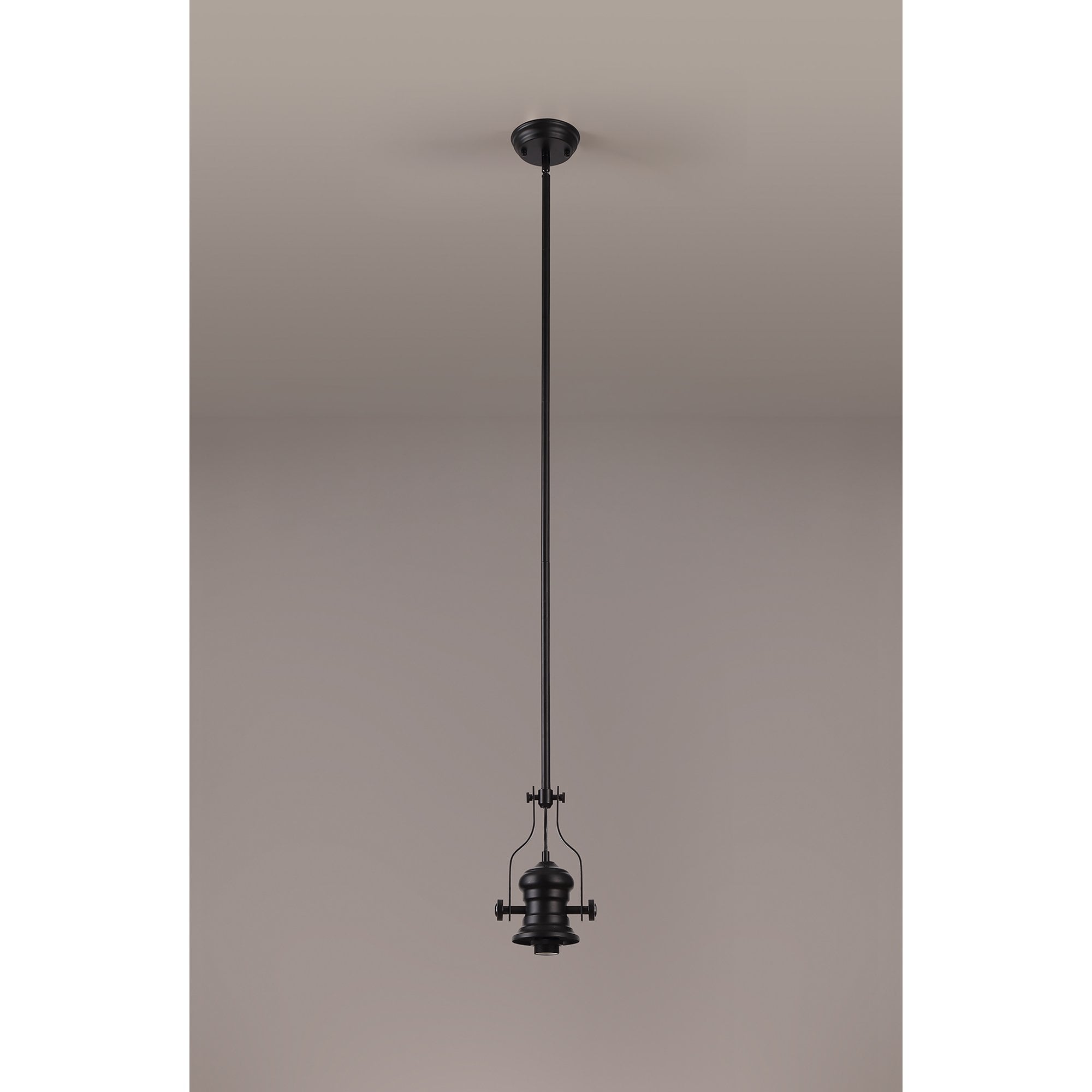 NL83819 Louis 1 Light Pendant Matt Black