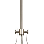 NLK15369 Louis 1 Light Round Pendant Polished Nickel Clear