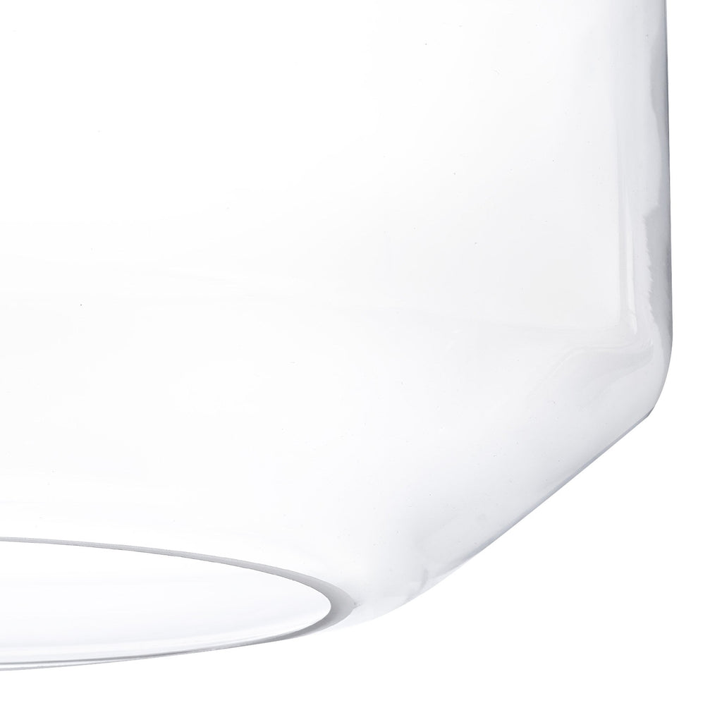 NLK15369 Louis 1 Light Round Pendant Polished Nickel Clear