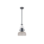 NLK15379 Louis 1 Light Pendant Graphite Prismatic