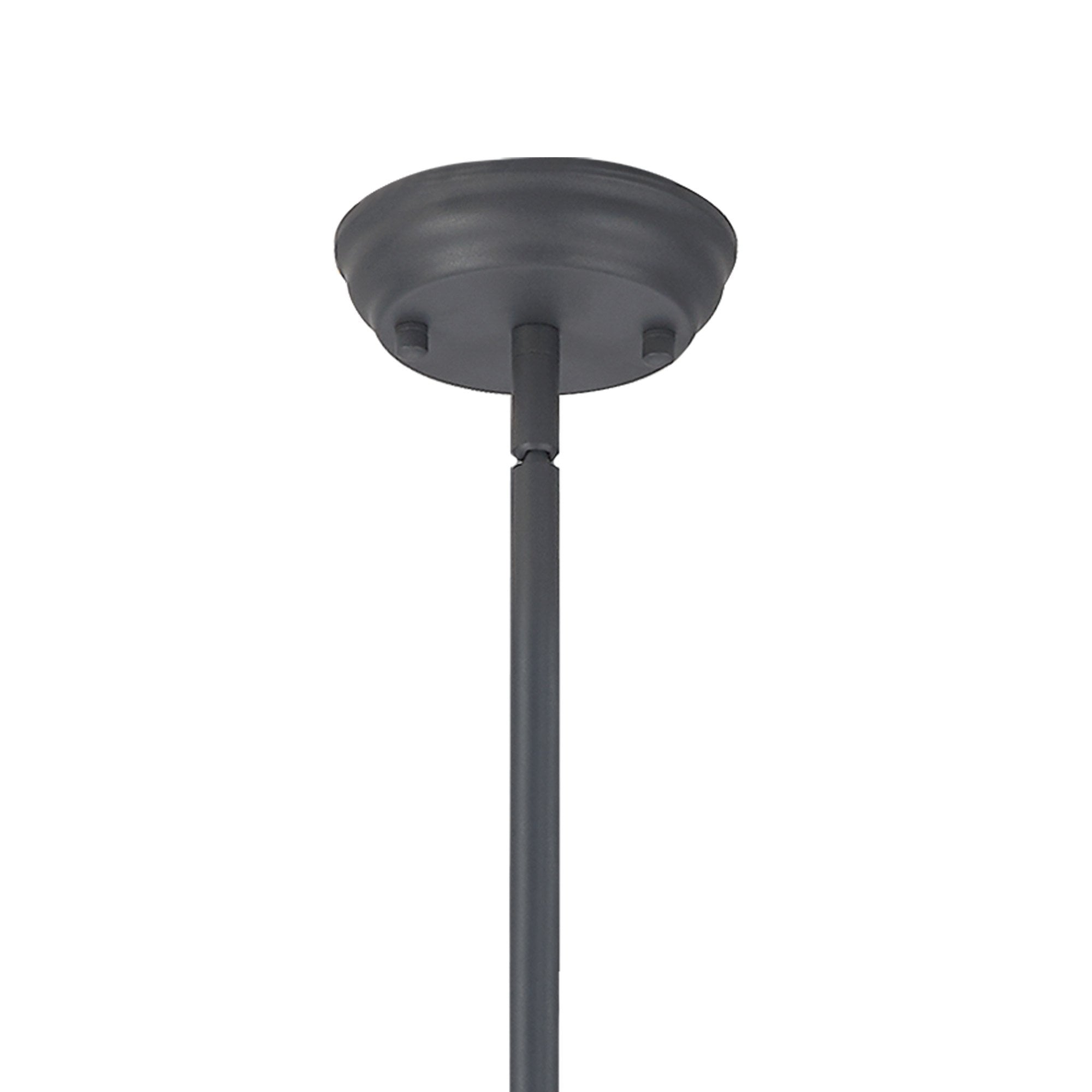 NLK15379 Louis 1 Light Pendant Graphite Prismatic