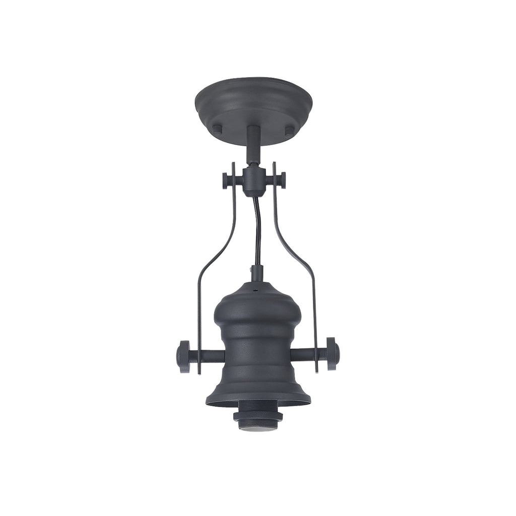 NLK15379 Louis 1 Light Pendant Graphite Prismatic