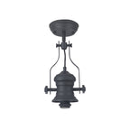 NLK15379 Louis 1 Light Pendant Graphite Prismatic
