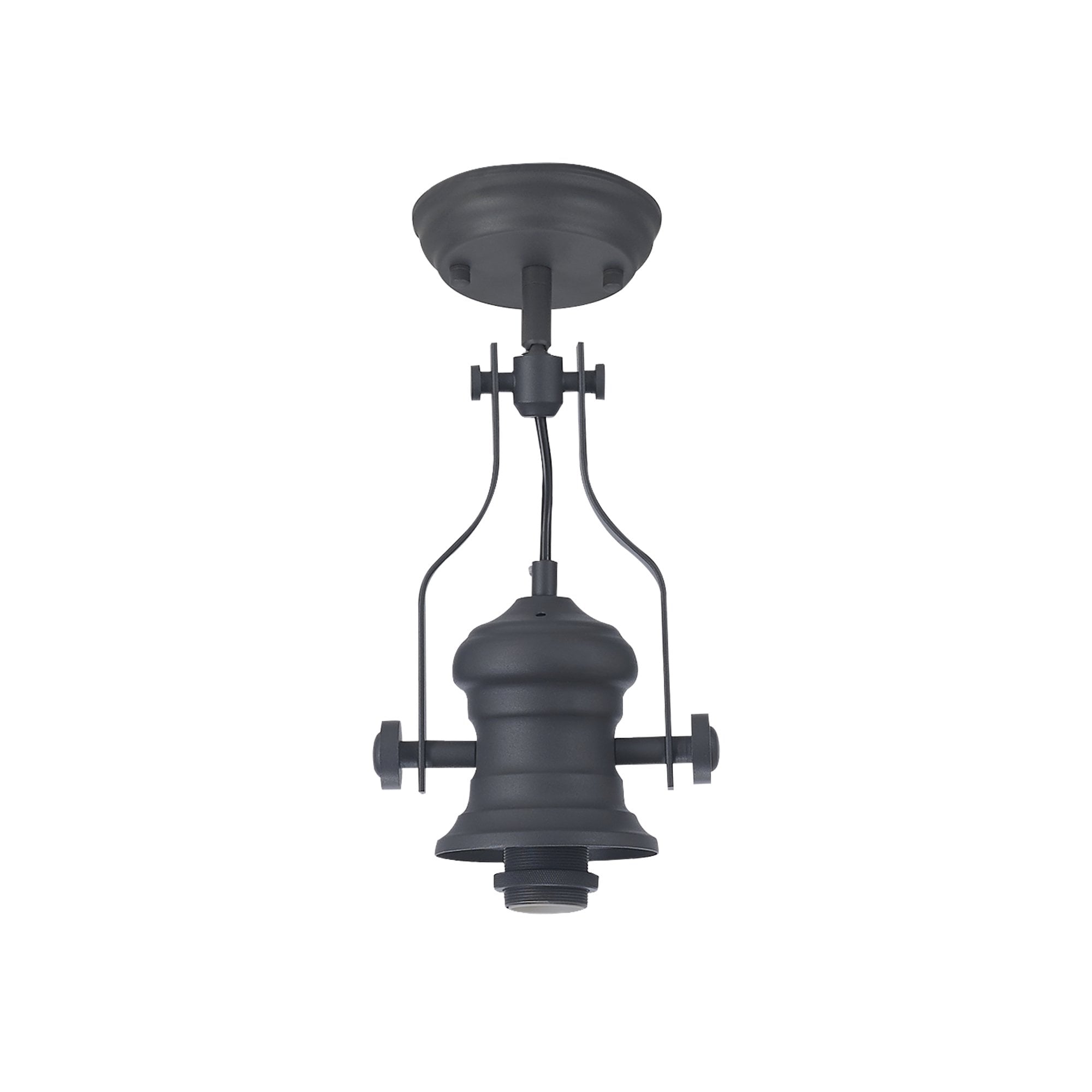 NLK15379 Louis 1 Light Pendant Graphite Prismatic