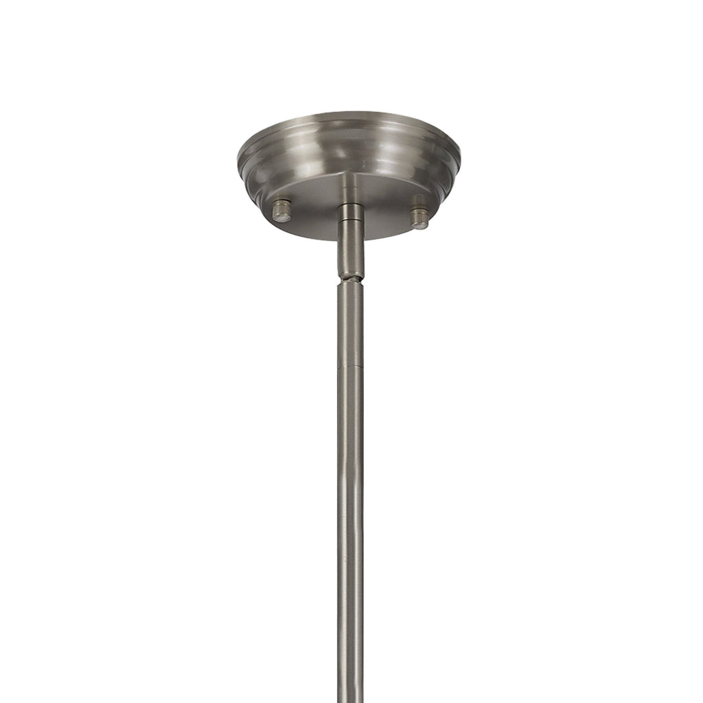 NLK15389 Louis 1 Light Pendant Satin Nickel Clear