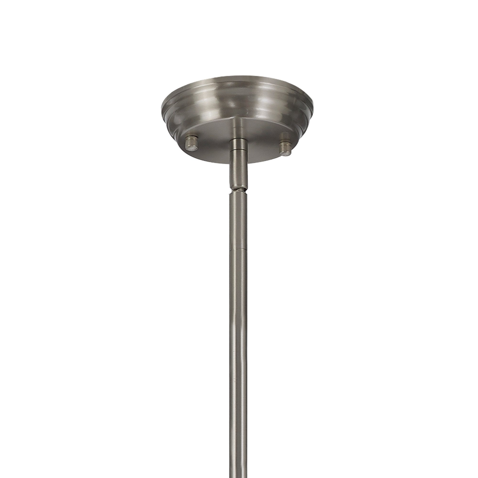 NLK15389 Louis 1 Light Pendant Satin Nickel Clear