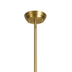 NLK15399 Louis 1 Light Round Pendant Satin Gold Opal