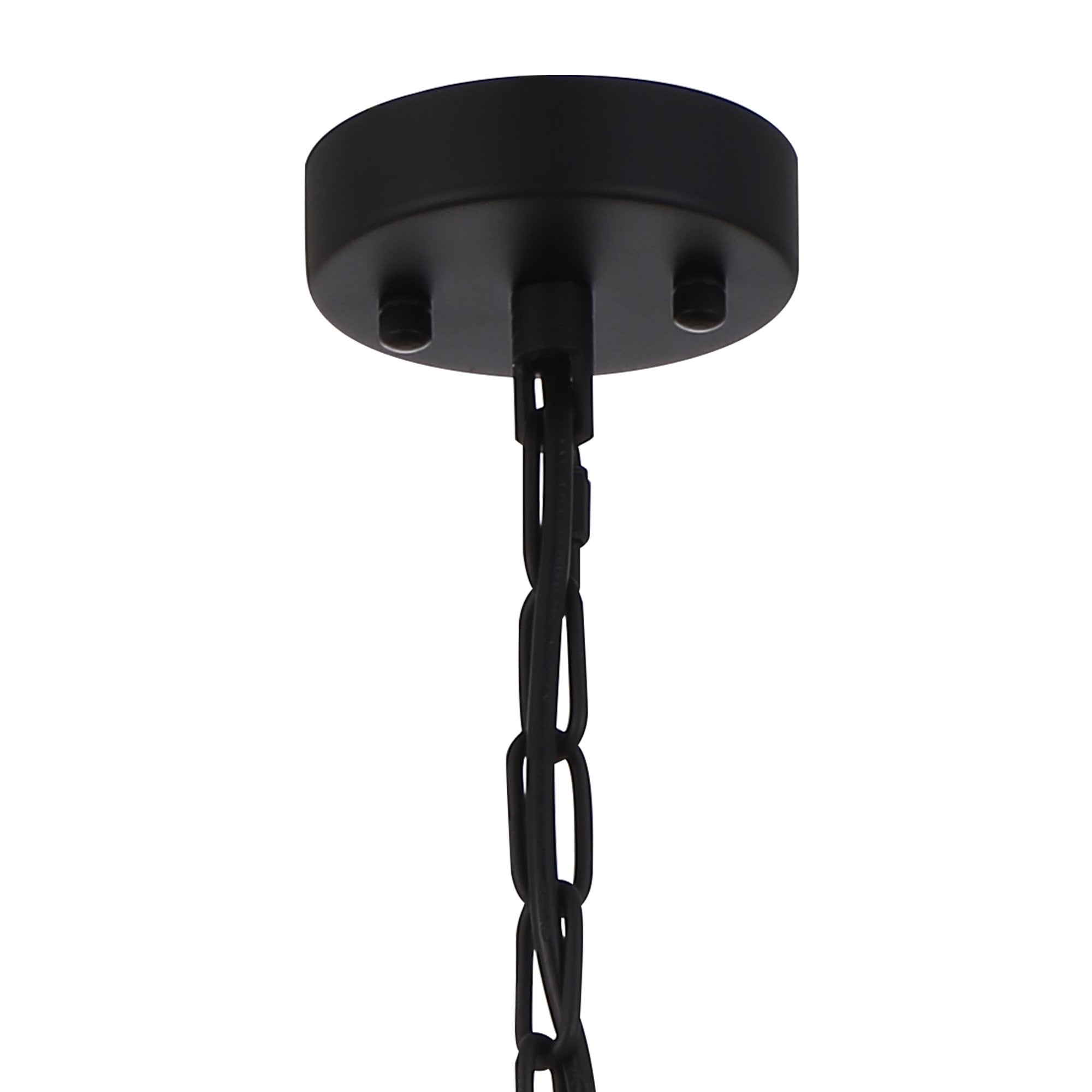 NL91059 Maccia 1 Light Pendant/Ceiling Light Satin Black Clear