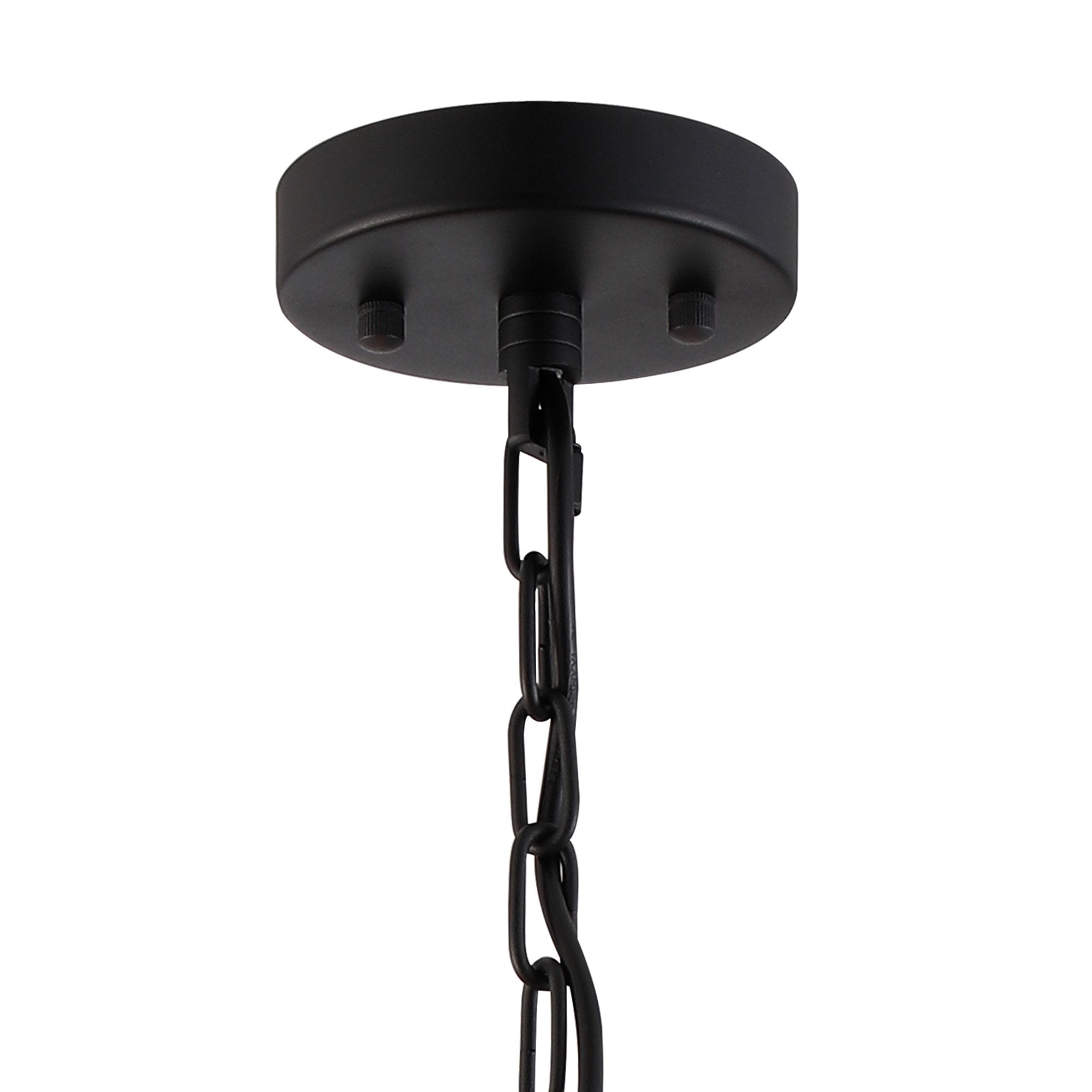 NL91069 Maccia 3 Light Pendant/Ceiling Light Satin Black Clear